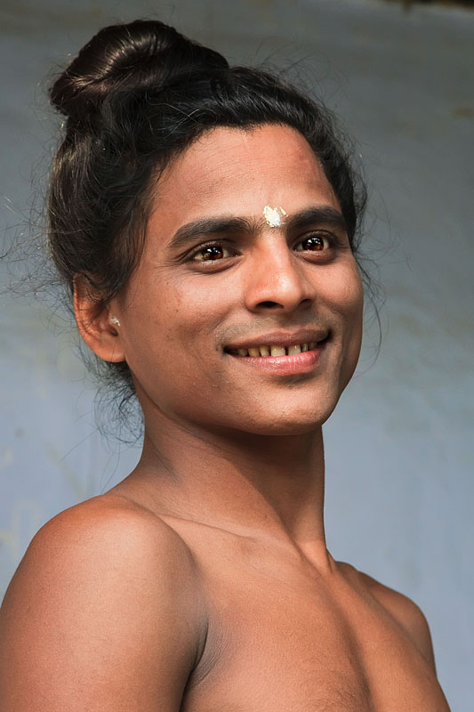  Young monk at one of the many Vaishnava monasteries on the island Majuli   Assam